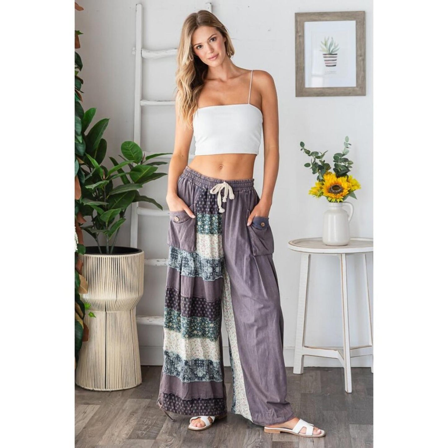 Patchwork Drift Pants