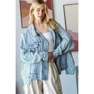 Patchwork Drift Denim Jacket