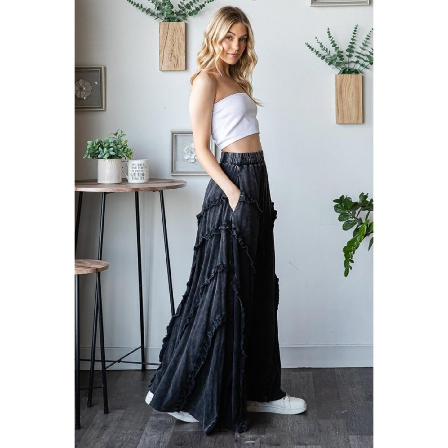 Shadow Muse Wide-Leg Pants
