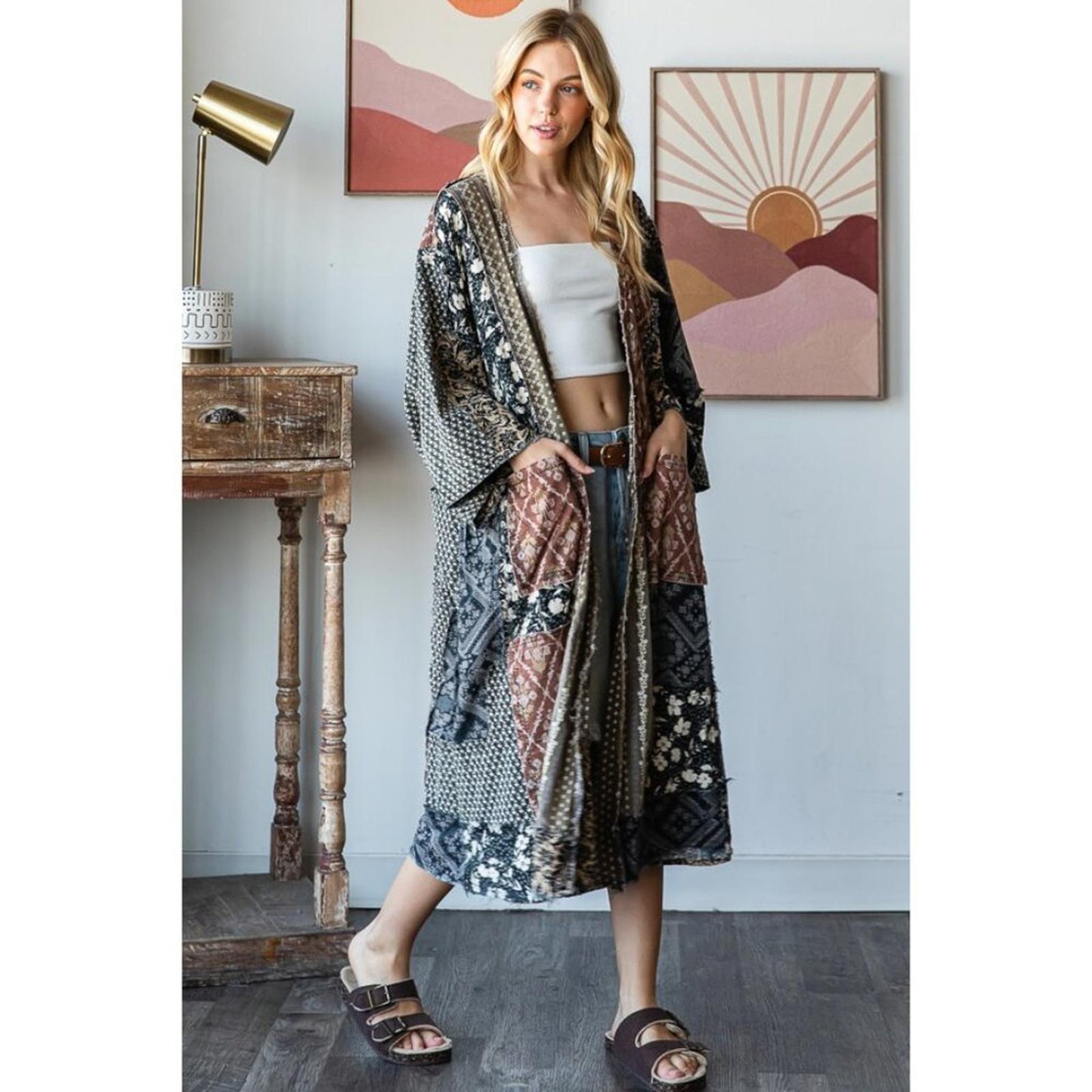 Golden Haze Kimono