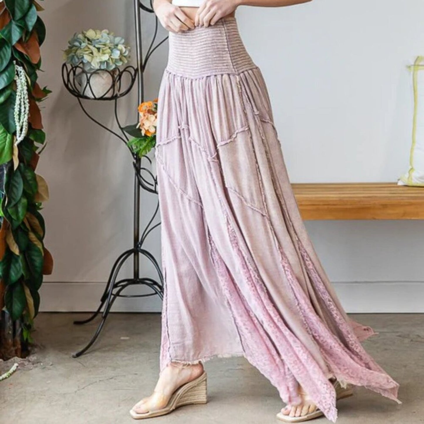 Wisteria Muse Maxi Skirt