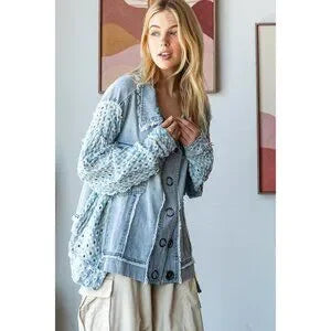 Patchwork Drift Denim Jacket