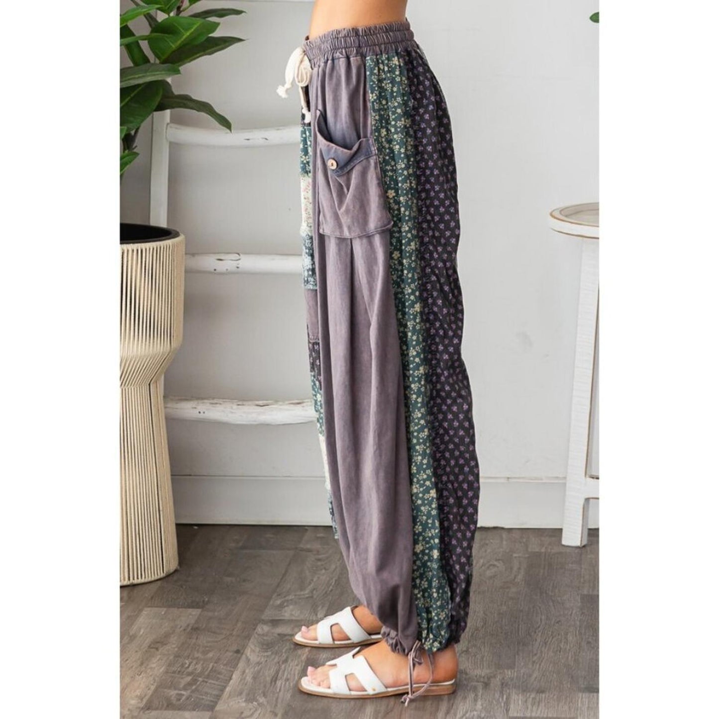 Patchwork Drift Pants