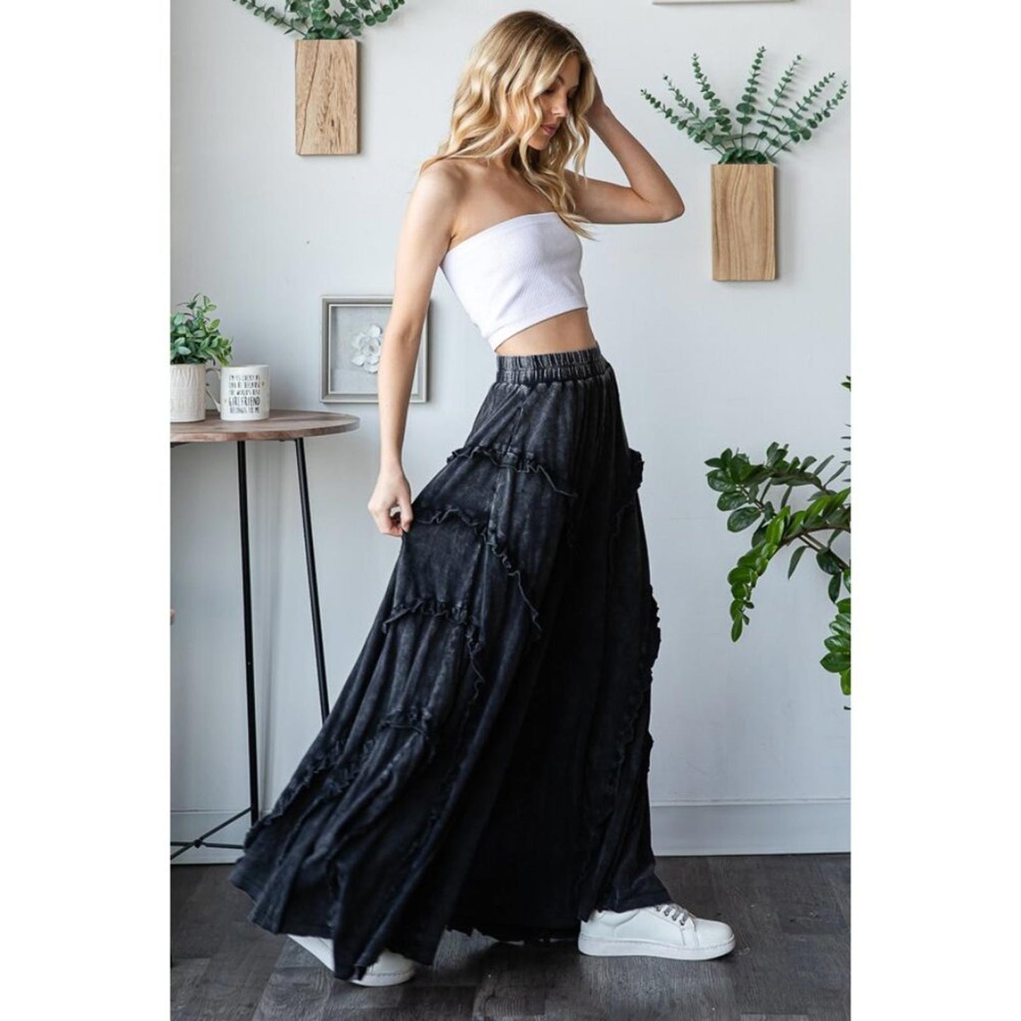 Shadow Muse Wide-Leg Pants
