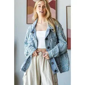 Patchwork Drift Denim Jacket