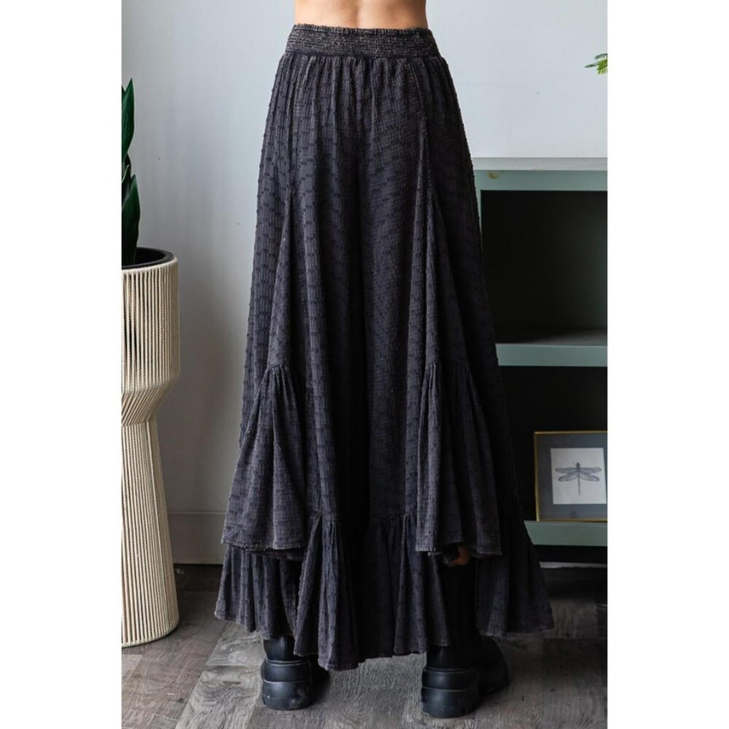 Midnight Ruffle Pants