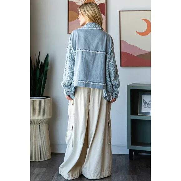 Patchwork Drift Denim Jacket