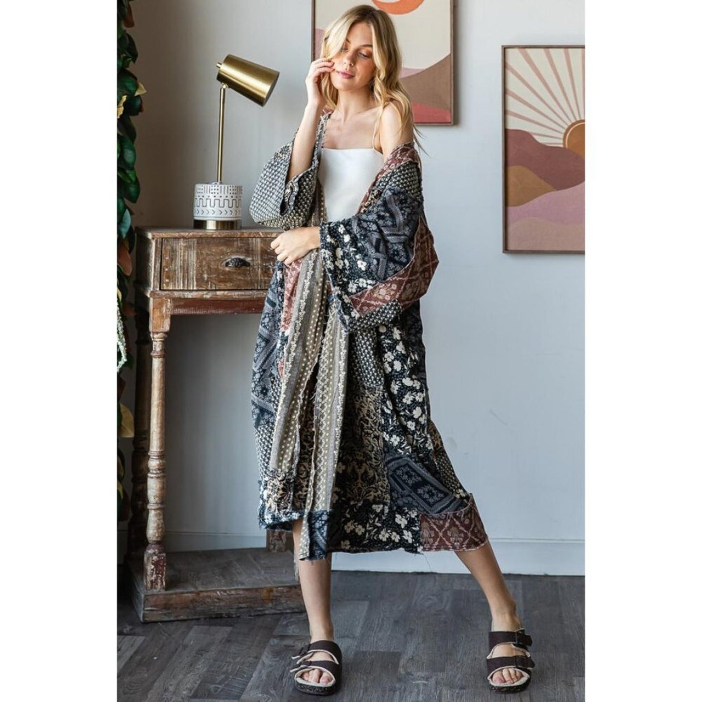 Golden Haze Kimono