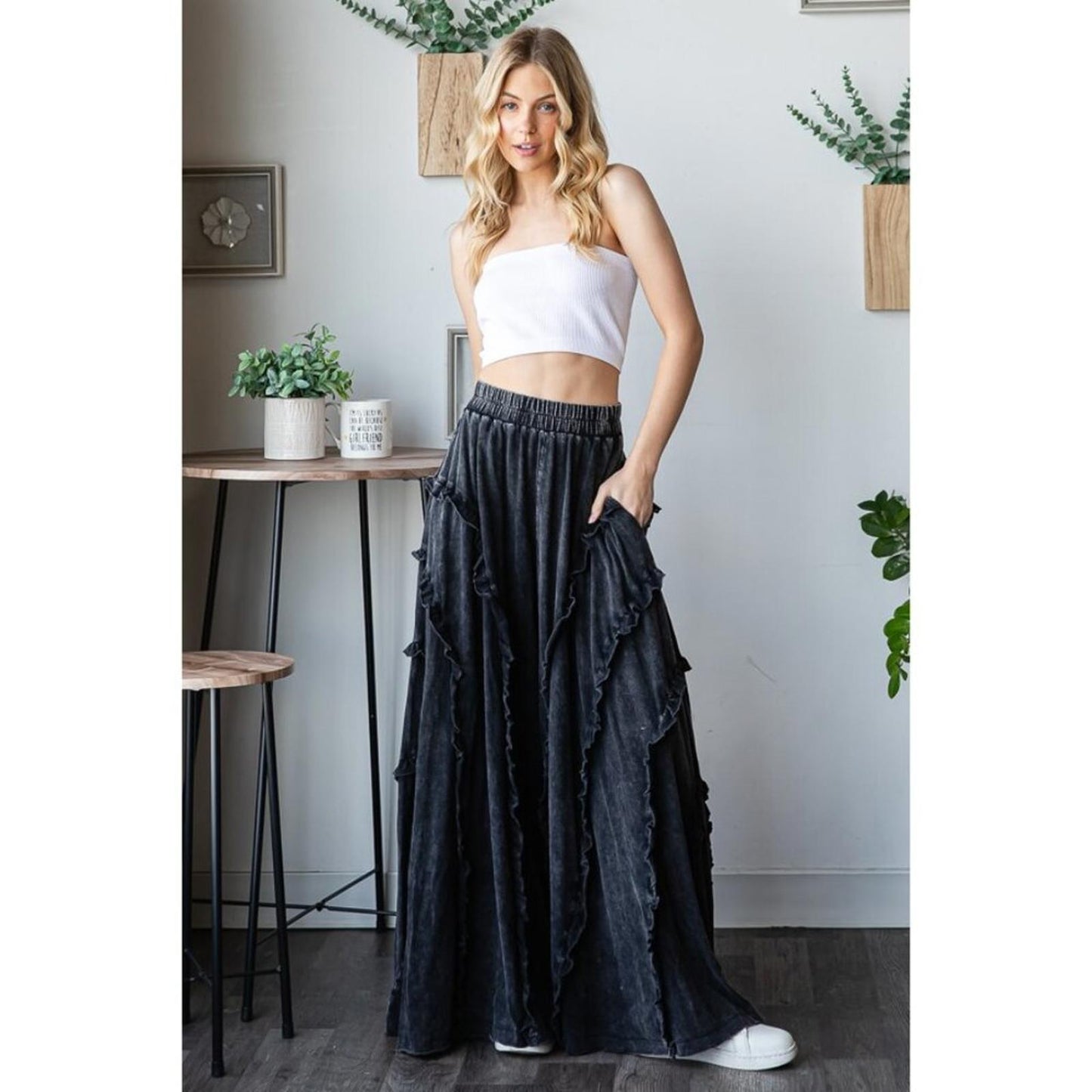 Shadow Muse Wide-Leg Pants