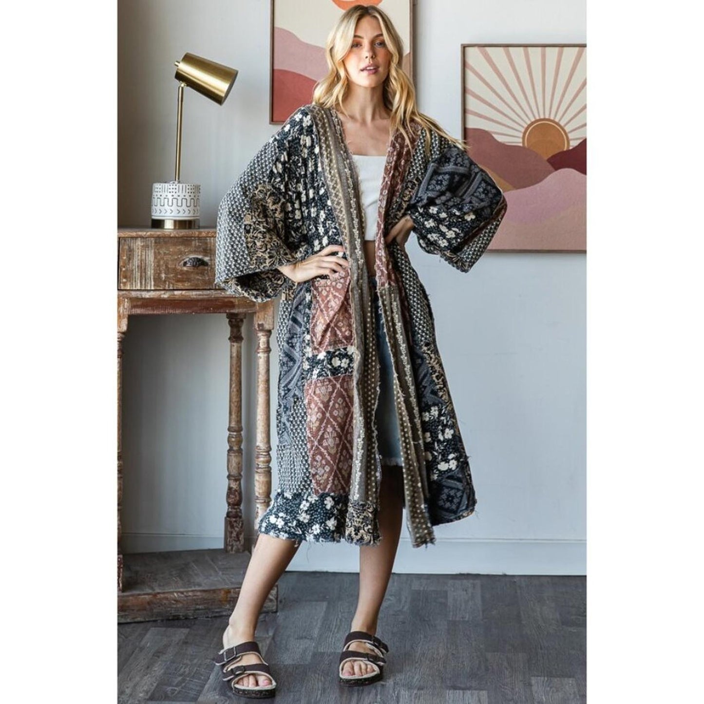 Golden Haze Kimono