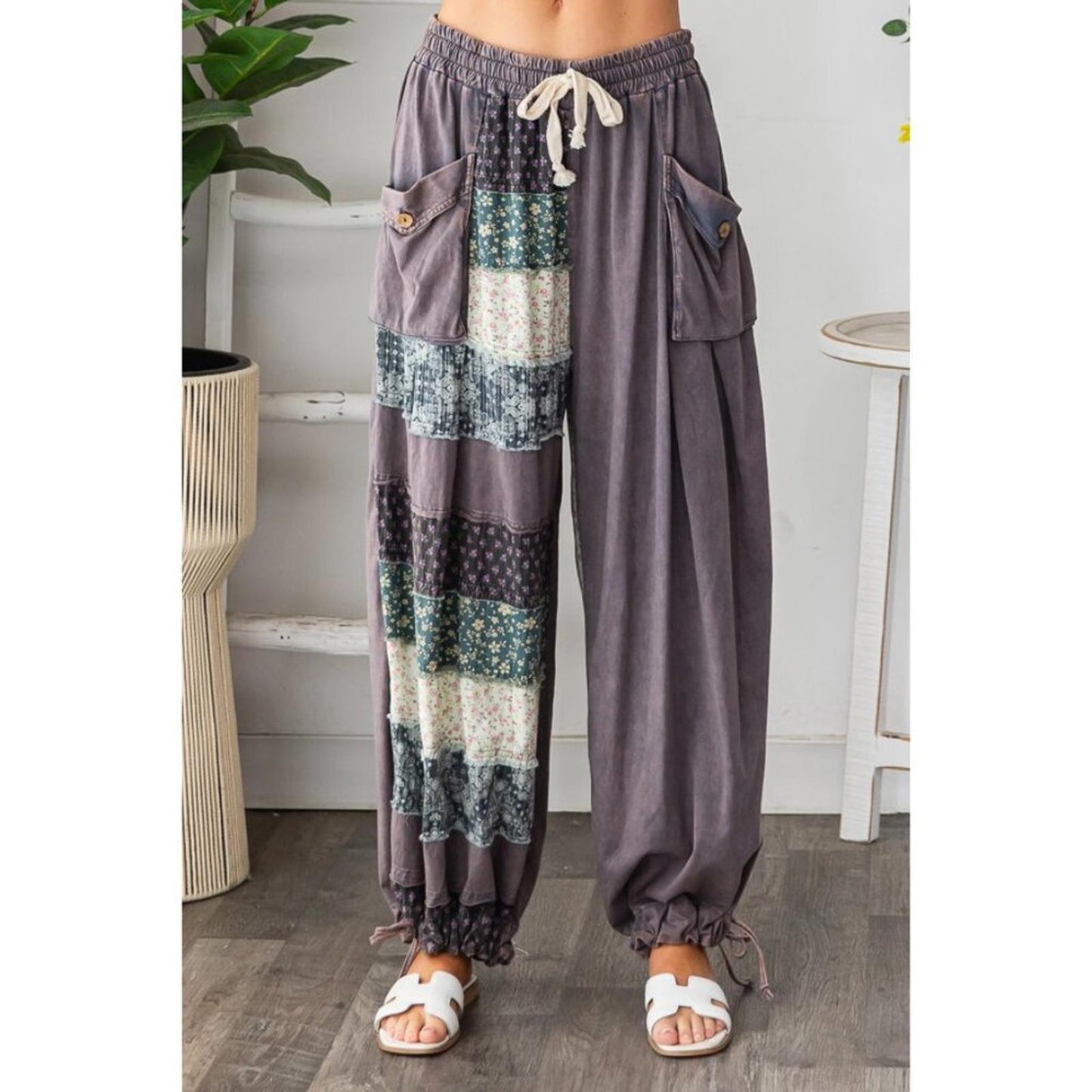 Patchwork Drift Pants