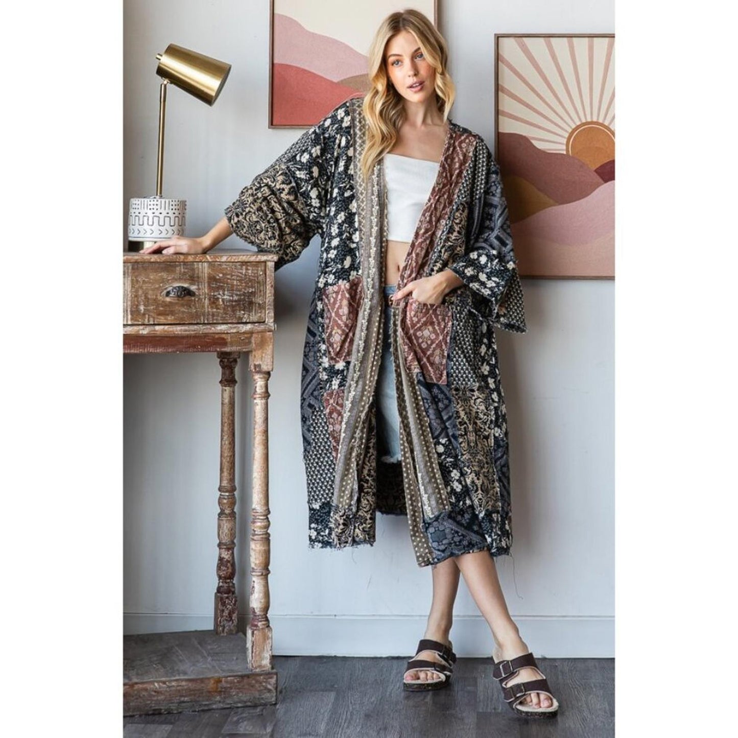 Golden Haze Kimono