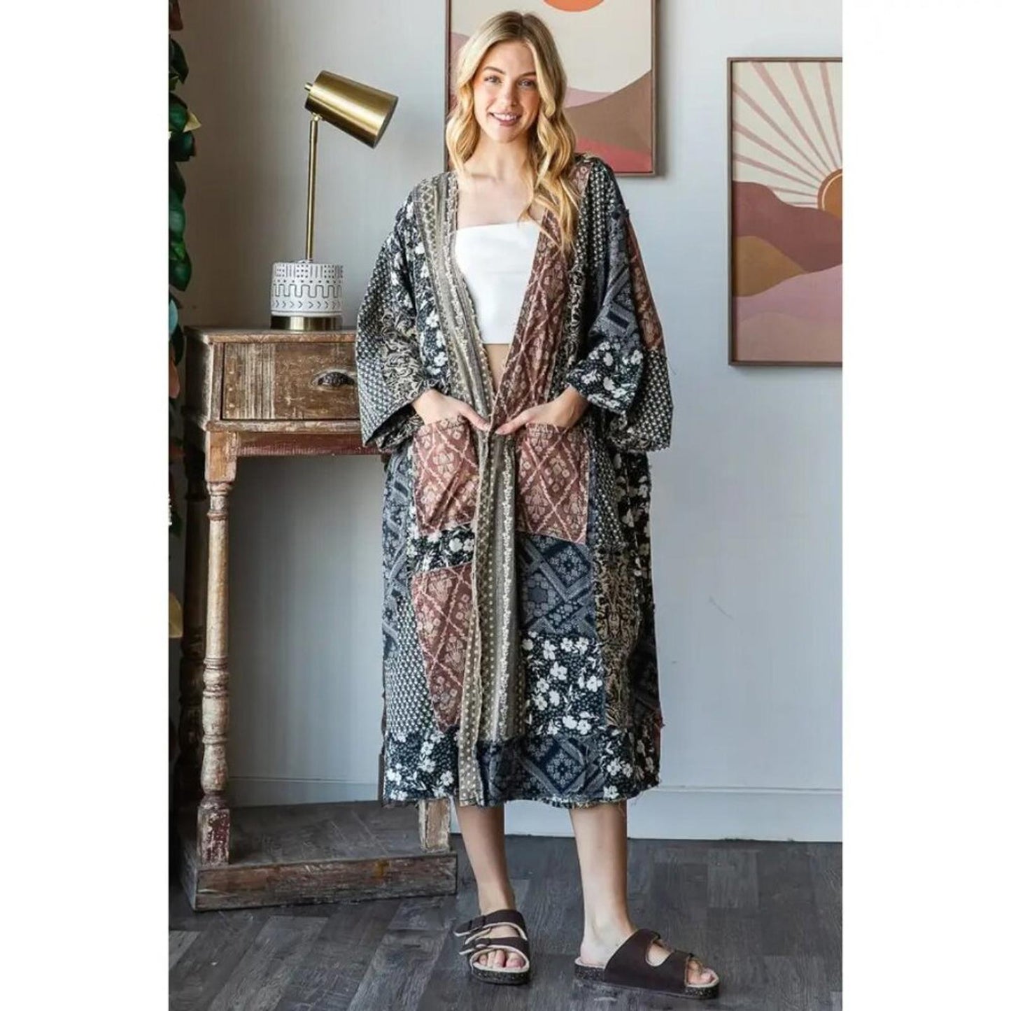 Golden Haze Kimono