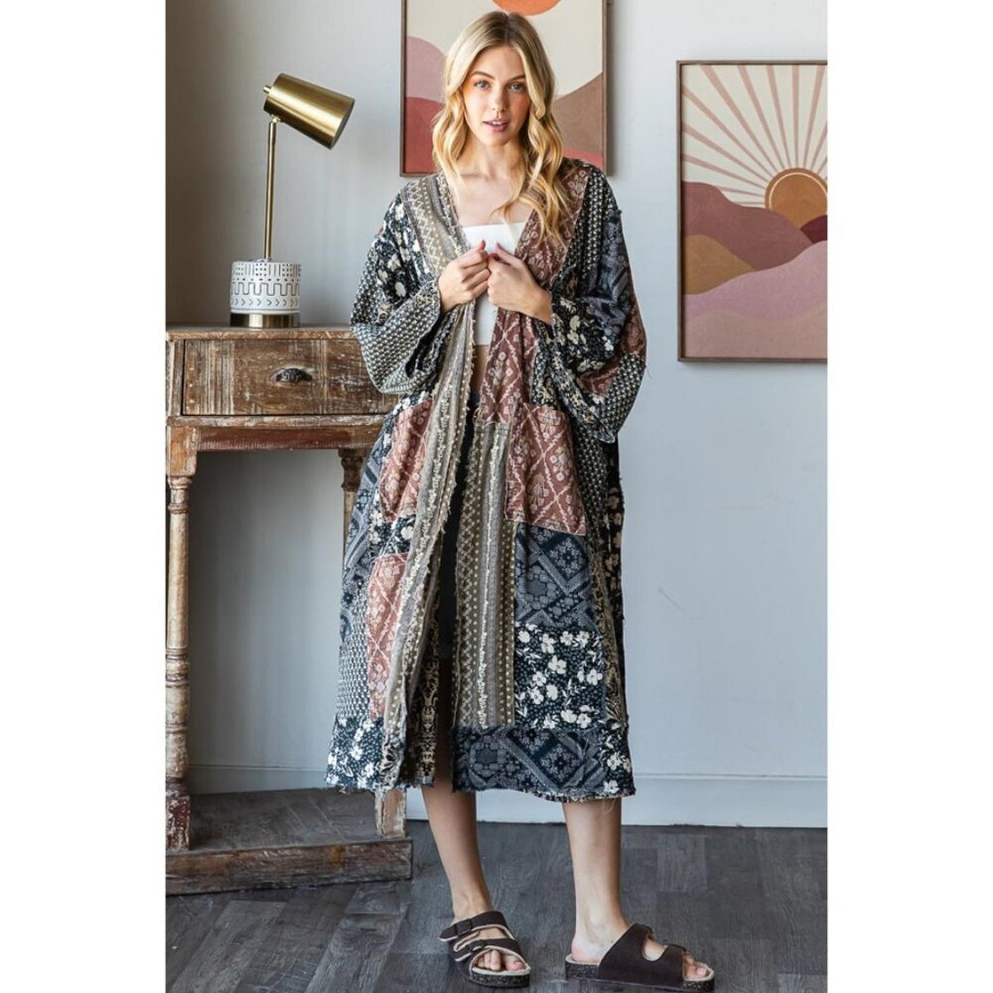 Golden Haze Kimono