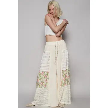 Meadowlace Wide-Leg Pants