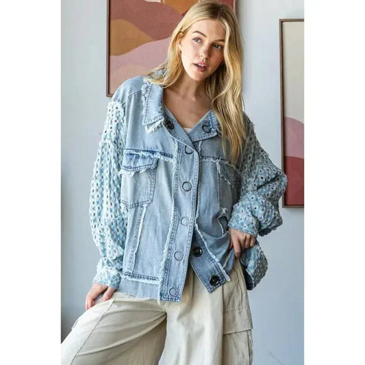 Patchwork Drift Denim Jacket