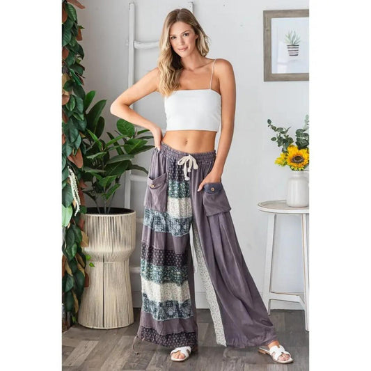 Patchwork Drift Pants