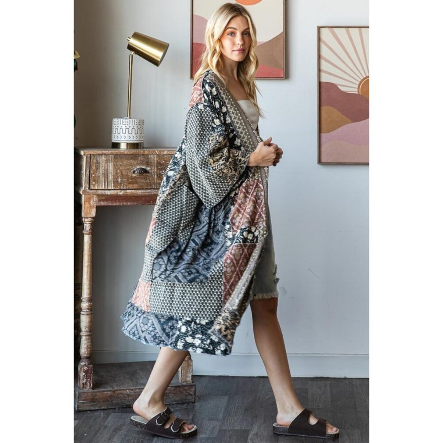 Golden Haze Kimono