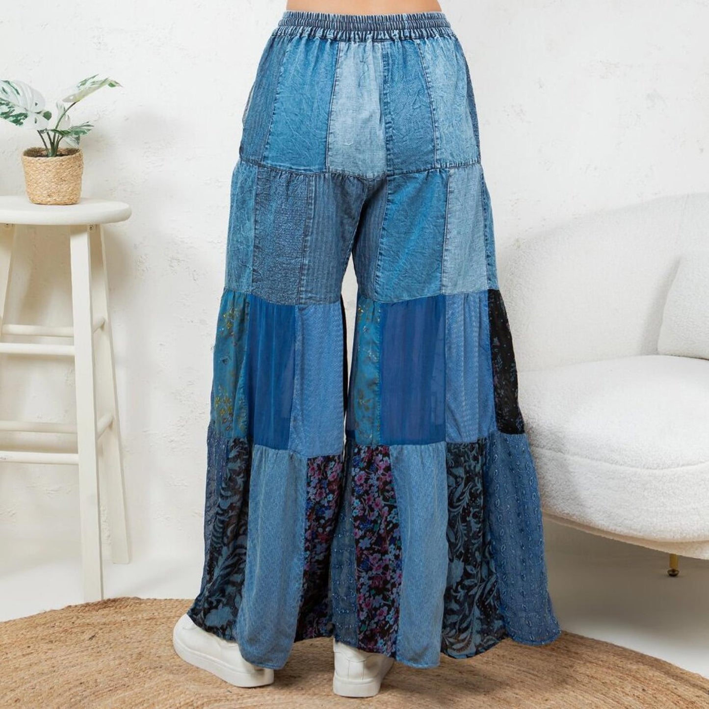 Oceanspell Patch Denim Pants