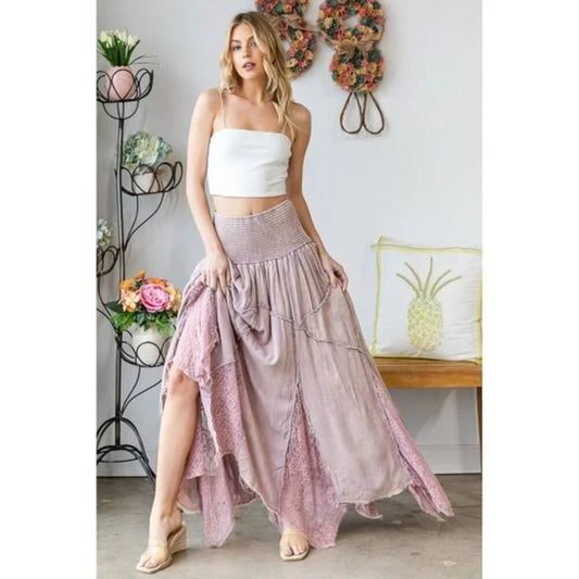 Wisteria Muse Maxi Skirt